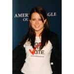 Allison Munn Instagram - ⁣ I’m a nerd about voting & I have been since I was a teenager. When I was growing up, my core values differed from most of the people around me & I couldn’t wait to be old enough to vote. Because I’d be 18 by the general election, I was allowed to register at 17 (for the primaries) & I remember feeling giddy with power. ⁣ ⁣ My late father was a lobbyist & we had completely opposite political viewpoints. We would debate about politics but it never turned ugly - it just drove him nuts that my vote was essentially cancelling out his. I miss him most around election time. ⁣ ⁣ I still feel giddy when I vote. Whenever I see racism, xenophobia, homophobia, transphobia, basic human rights in danger of being taken away, kids locked in cages, climate change deniers & people in power who tell us not to be afraid of a deadly pandemic that has killed over 200,000 Americans, I love that at the very least, MY one vote will cancel out the one vote of someone who supports this hate. That is power. Voting is power. I’m using that power to vote for @JoeBiden & @KamalaHarris. ⁣ ⁣ I’m preemptively shutting off comments because I don’t feel like dealing with bots & trolls on my birthday. ⁣ ⁣ Please enjoy these random photos & embarrassing outfits from the distant past. ⁣ ⁣ Please Vote. Vote early if you can. 🗳 ⁣#vote #rockthevote @rockthevote ⁣ Mask: @variantmalibu⁣ Mask Chain: @mynicejewishmother ⁣ ⁣