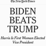 Allison Munn Instagram - Congratulations Madam Vice President-Elect Harris & President-Elect Biden. 💙⁣⁣ ⁣⁣ Watching this historic moment with my kids this morning has me emotional with gratitude & relief. We were all gathered around the television, watching decency win in real time. What a great lesson for my kids to experience. ⁣⁣ ⁣⁣ And - THE FIRST FEMALE VICE PRESIDENT OF THE UNITED STATES!!!! A Black & South Asian woman!! The impact of this achievement can not be overstated. ⁣ ⁣ Congratulations to @kamalaharris and @joebiden.