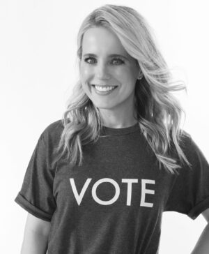 Allison Munn Instagram - Here we go! 💙⁣
⁣
Happy Election Day, Friends. If you haven’t already voted, grab your crew and get to the polls. There’s too much at stake to sit this one out. Love you. 💙⁣ #BidenHarris2020
⁣
Photography - @ryanwestphoto ⠀⁣
Styling - @AdenaRohatiner⁣⁣⠀⁣
Hair & Makeup - @ABHairMakeup