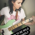 Allison Scagliotti Instagram - Real ones know. The first person to put a bass in my hands was none other than Nick St. Nicholas (@picbus). Guest house garage jam sessions taught me more about the nature of music than any book or class. Getting this musical motor running. #steppenwolf #easyrider #femalebassist #bassbreak