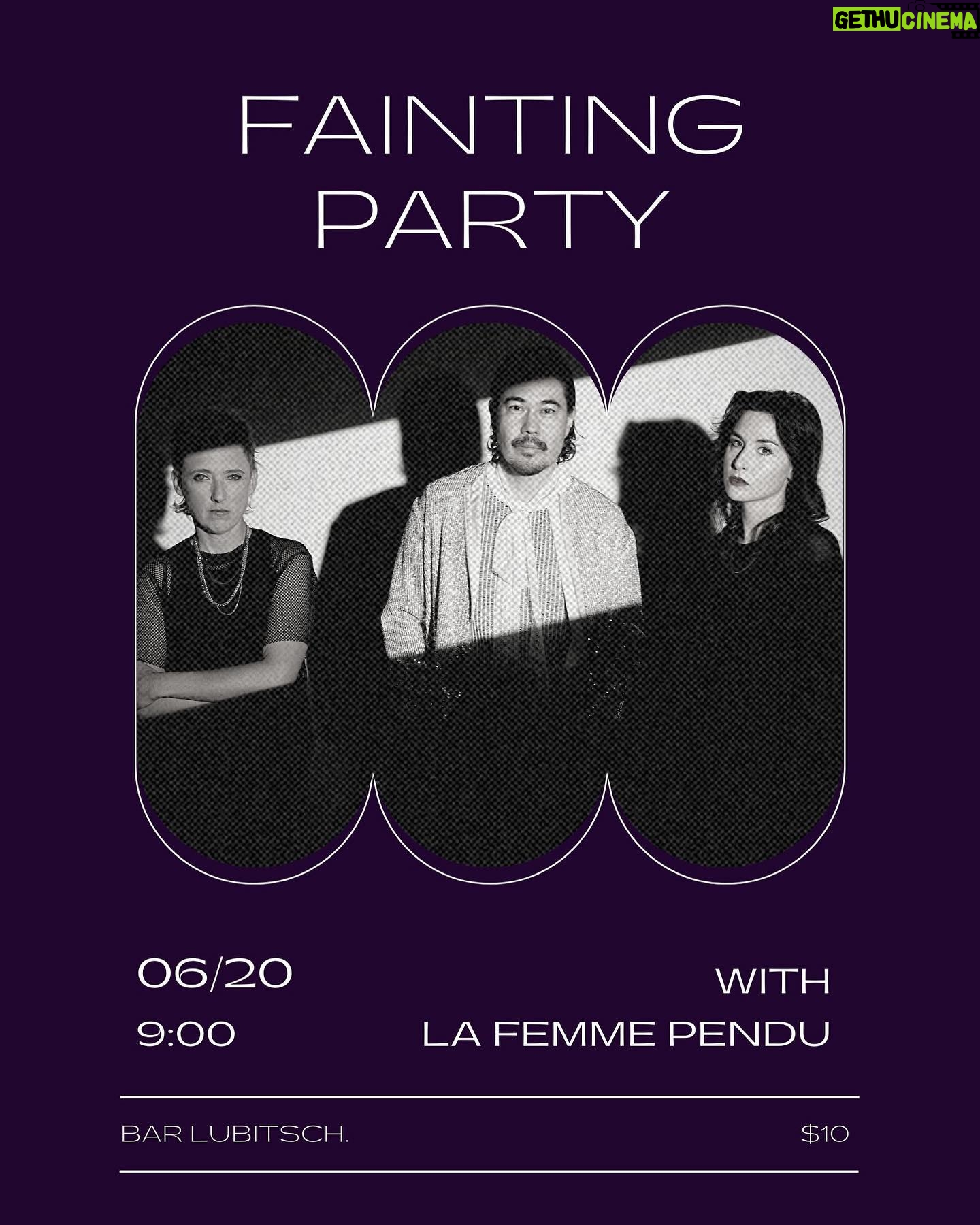 Allison Scagliotti Instagram - If you missed us at Oracle Tavern, you can catch us at Bar Lubitsch 6/20. We start as @lafemmependu. We change our capes and become @faintingparty.