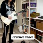 Allison Scagliotti Instagram - My faves @st_vincent and @bullythemusic are releasing new music tomorrow, which got your #pedalgirl real motivated. I’m not saying I can pick a favorite guitar, but I’m reasonably in love with my @music_man. What motivates you to practice? #guitarplayer
