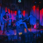 Allison Scagliotti Instagram - Lost in a forest with @faintingparty at @clubbarsinister. #stvincentsignature #ernieballartist #iplayslinky