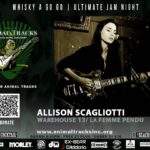 Allison Scagliotti Instagram - Tuesday at The Whisky. Jamming with greats for a good cause.