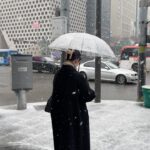 Ally Chiu Instagram – 來得早 不如來得巧
幸運 幸福 它一直都在你身邊的
只是它還沒來得及跟你打招呼而已

好幾次都與大雪擦身而過
每次都被安慰 地上還有雪呀
我要看的是飄雪！！！！😤

好的如願以償了
謝謝你賦予我們像個孩子/觀光客玩耍的機會☺️