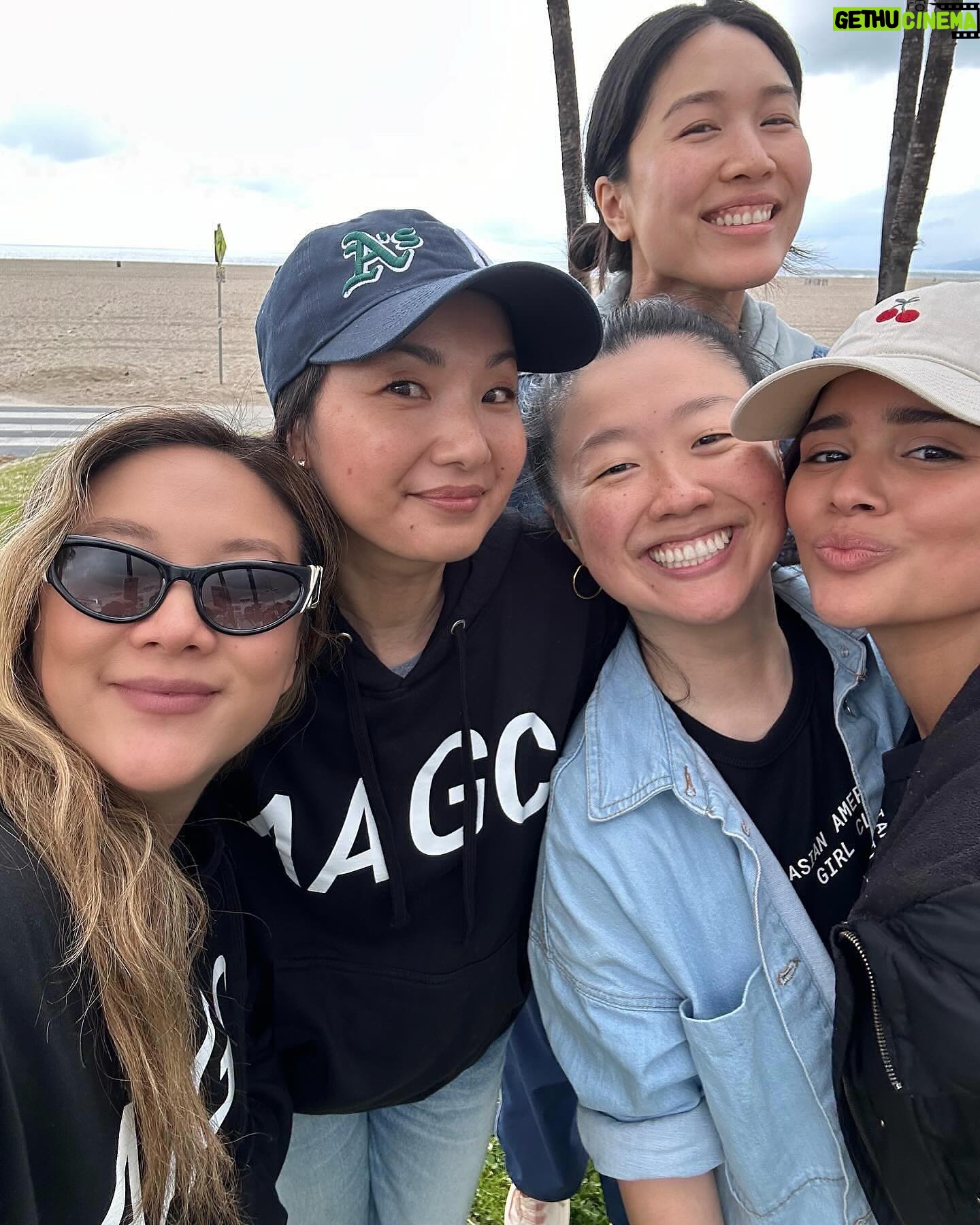 Ally Maki Instagram - We took over Venice for @asianamericangirlclub x @hoka 🩵 A dream day. The way our AAGC events are always the most wholesome! One of the gals who had never been to one of our events before told us that “she felt so included” and it made my heart swirl. 🥹 Thank you to the entire @hoka team for being the best collaborators we could ask for, the AAGC team (missing our chief of staff @djlilvibey!), our ultra marathon queen @born2run87 for leading the walk, and all of our sponsors @drinknarra @drinktheqi @grounding.with.evelyn @hashimoto_nursery we consider you more than just partners but friends always. #TEAMAAGC #AAGCLuckyWalk