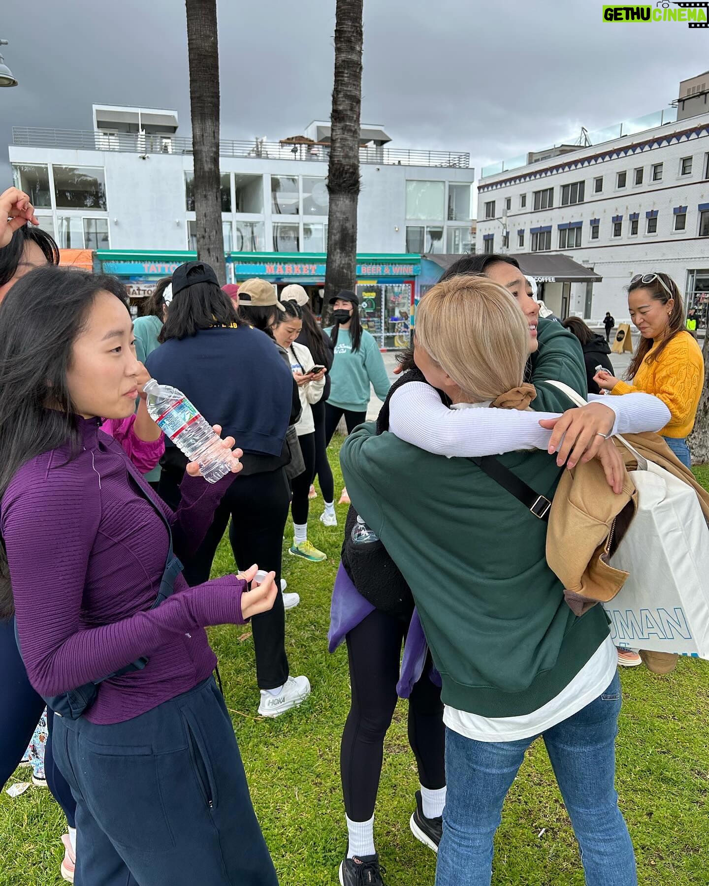 Ally Maki Instagram - We took over Venice for @asianamericangirlclub x @hoka 🩵 A dream day. The way our AAGC events are always the most wholesome! One of the gals who had never been to one of our events before told us that “she felt so included” and it made my heart swirl. 🥹 Thank you to the entire @hoka team for being the best collaborators we could ask for, the AAGC team (missing our chief of staff @djlilvibey!), our ultra marathon queen @born2run87 for leading the walk, and all of our sponsors @drinknarra @drinktheqi @grounding.with.evelyn @hashimoto_nursery we consider you more than just partners but friends always. #TEAMAAGC #AAGCLuckyWalk