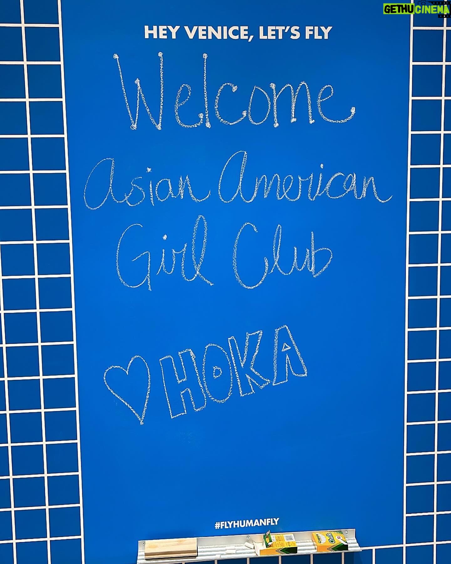 Ally Maki Instagram - We took over Venice for @asianamericangirlclub x @hoka 🩵 A dream day. The way our AAGC events are always the most wholesome! One of the gals who had never been to one of our events before told us that “she felt so included” and it made my heart swirl. 🥹 Thank you to the entire @hoka team for being the best collaborators we could ask for, the AAGC team (missing our chief of staff @djlilvibey!), our ultra marathon queen @born2run87 for leading the walk, and all of our sponsors @drinknarra @drinktheqi @grounding.with.evelyn @hashimoto_nursery we consider you more than just partners but friends always. #TEAMAAGC #AAGCLuckyWalk
