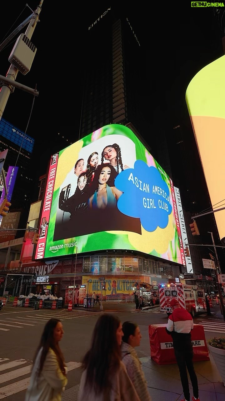 Ally Maki - 3 Likes - IT’S YEAR 3 OF @asianamericangirlclub x @amazonmusic and we are back and bigger than ever taking over Times Square again! ❤️🔥 These moments feel surreal. To highlight AAPI female artists killin it, all together in such a visually stunning (and bigger than life) way is exactly how we need to see ourselves. To show that we are the heroes we’ve been looking for all along. We don’t need to try to be anyone else. @audreynuna @trace @ashleymehtaofficial @joycewrice @laufey just keep doing what you do.🫰
A massive thank you as always to the best of the best @whatsgoodfrankie and the Amazon Music team for always advocating for #TEAMAAGC. If you pass by the billboard please take a video I’d love to see it!!!!! Make sure you check out our yearly #AAPIHM playlist, curated by your besties at AAGC HQ. ☁️