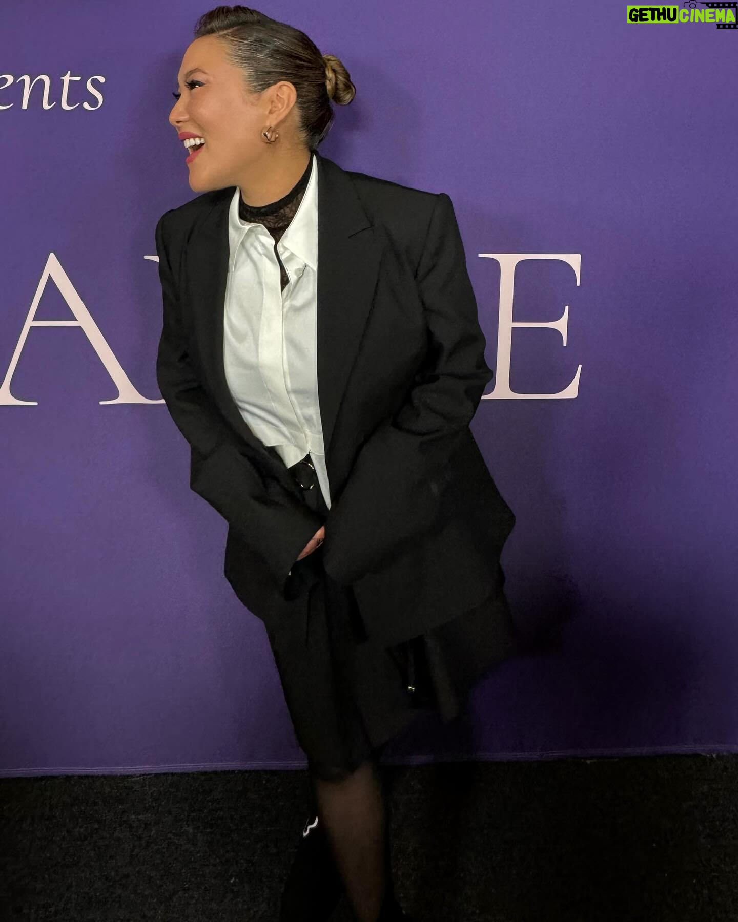 Ally Maki Instagram - Still in shock. Thank you CAPE for the tremendous thrill of being honored as Best Actor in Film at this year’s @capeusa RADIANCE gala- celebrating extraordinary women and nonbinary API in the entertainment industry. It was a night filled with tears (and more tears) and an overwhelming sense of hope for all that’s to come. @michsugi @jesvu and the entire team I can’t thank you enough for the work you do to make sure we are accurately represented in this industry. I never imagined I’d get to play two characters in one summer that both reflect my family history and encompass my worldview as a proud 4th generation Japanese American. Two female characters, both written with agency and beautifully layered with imperfections, heart and a real sense of humanity. Filming both Shortcomings (the directorial debut of Randall Park) and Seagrass (the directorial debut of @meredithhamabrown) forever changed parts of my heart and moved the needle forward on what I believe is possible for not only myself, but our community as a whole. Randall - your empathy and creative heart go unmatched in this business. Thank you for taking the time to present this award to me. Time and time again you just continue to show your golden heart. Thank you so much for this tremendous honor. ❤️