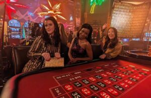 Ally Maki Instagram - Can’t believe we are already over halfway through season 2 of #TheBigDoorPrize! Before you watch today’s new episode, make sure you catch last week’s girl’s night casino ep expertly written by @swalkx (who also cameos, slide 2) and directed by @jjhcanning. Getting to play with @maryhollandaise @gabrielle_dennis is just the friggin best. 🦋 Episodes 1-6 of season 2 are available to binge now on @appletv!
