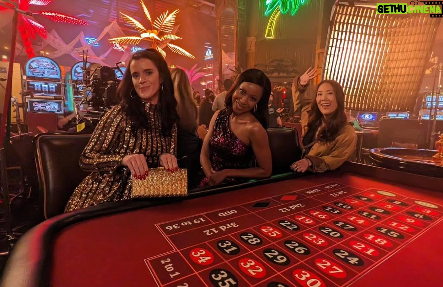 Ally Maki - 3 Likes - Can’t believe we are already over halfway through season 2 of #TheBigDoorPrize! Before you watch today’s new episode, make sure you catch last week’s girl’s night casino ep expertly written by @swalkx (who also cameos, slide 2) and directed by @jjhcanning. Getting to play with @maryhollandaise @gabrielle_dennis is just the friggin best. 🦋 Episodes 1-6 of season 2 are available to binge now on @appletv!