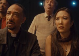 Ally Maki Instagram - This episode is so special 🦋 Our Town meets Wrestlemania!!!!! Episode 8 of #TheBigDoorPrize is out now on @appletv. Directed by coolest @satyasees Written by most awesome @craigrowin 🤘🏽