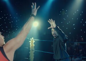 Ally Maki Instagram - This episode is so special 🦋 Our Town meets Wrestlemania!!!!! Episode 8 of #TheBigDoorPrize is out now on @appletv. Directed by coolest @satyasees Written by most awesome @craigrowin 🤘🏽