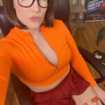 Allysin Kay Instagram - This will be the busiest week of my year and I’m not even wrestling. 😅 There are many options in which you can join me in my madness: 🖤 Tomorrow! Sunday 10/22: (all times Eastern) - 1 pm: Rare live stream on my only phanz! 😍 - 3 pm: Monthly Game Night on PA•TR£0N! 🕹 🖤 Tuesday 10/24: - 10 pm: Jessica Rabbit cosplay on TWITCH! 🖤 Wednesday: Travel 😅 🖤 Thursday 10/26: - 10 pm: Sailor Moon cosplay on TWITCH! 🖤 Saturday: Get into shenanigans w/ @marti.belle 🖤 Sunday 10/29: - 6 pm: SPOOKY HOT GIRL TWITCH 👻 A big celebration where you can a BUNCH of prizes in the chat! All links in my stories & profile. And here’s a throwback to Velma. Pls send help because fkn jinkies 🥲