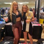 Allysin Kay Instagram – Day 2 of @officialwrestlecon! Come find us at the @kayfabeclothingco table in the vendor room – This is the last call to meet @thebrittniebrooks before she leaves in 10 minutes!! I’ll be here until 2pm & I’m attempting a Twitch stream in the next half hour 🖤 (Link in bio)