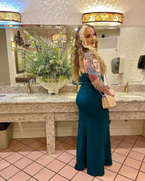 Allysin Kay Instagram - The closest any of us will ever get to Barbie World: The women’s bathroom at a club