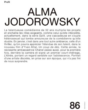 Alma Jodorowsky Instagram - 🎱 Merci @numeromagazine 🎱
Par @ojoyard , photo de @antoninguidicci