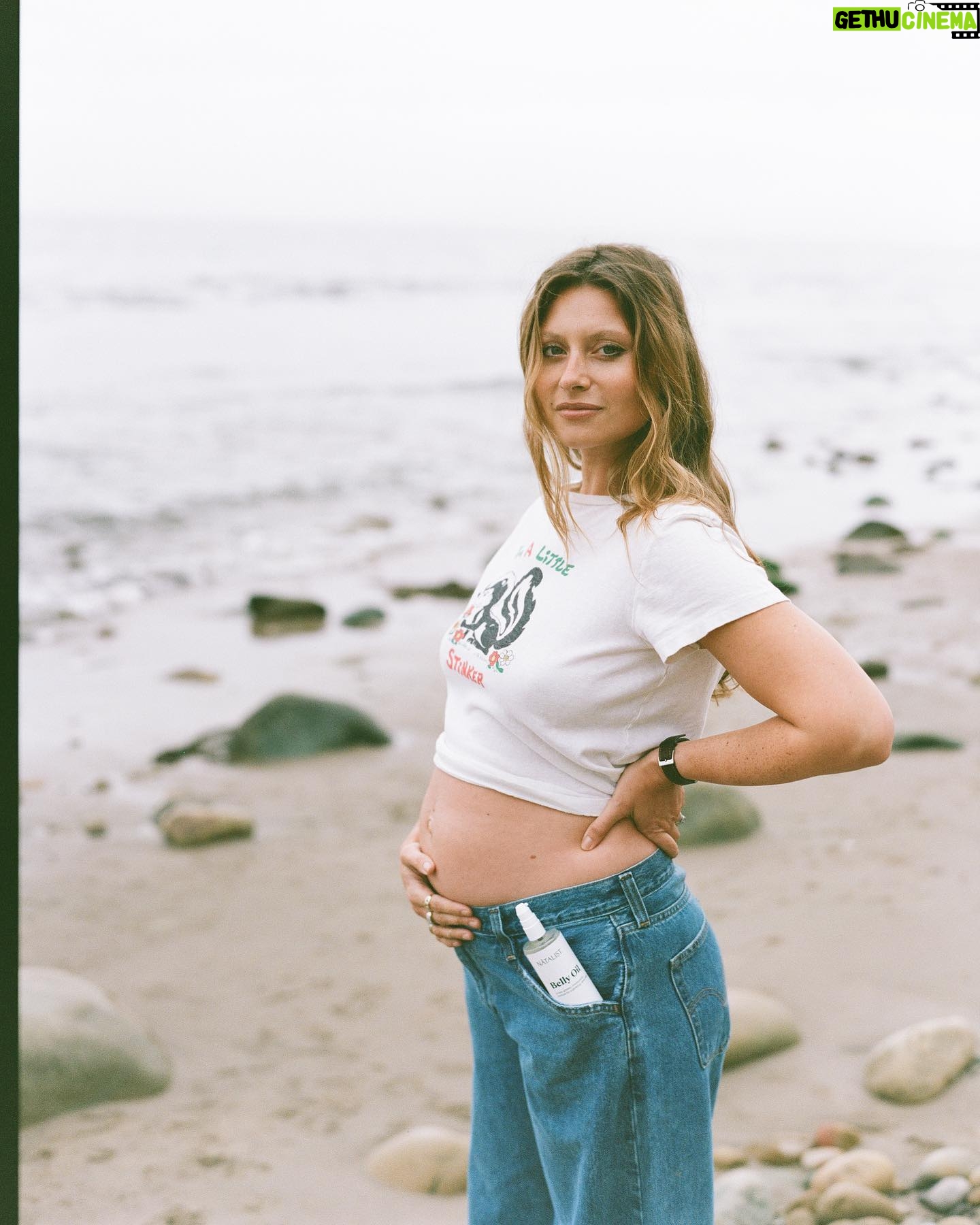 Aly Michalka - 101.6K Likes - We found out the morning of our sold-out show at The Greek Theatre back in September. Our little one has been on stage with me across three states already and has even done some international traveling! Thankfully with some help from @natalistco, I’ve been able to have a smooth journey. I picked up their product last summer at a pharmacy because I loved that they were plastic neutral and the packaging set itself apart. Their ovulation test kit and pregnancy tests were super easy to use and affordable 😌 Now I’m applying their belly oil daily to keep my tummy nice and hydrated ‘til baby arrives!
We’re waiting to find out the gender cuz I’ve always loved a good surprise, but in the meantime we’ve been busy getting the nursery ready, meeting with my birth team, eating more protein than usual, going to Pilates, getting good sleep, and drinking lots of water. Somehow we’ve been able to still spend days in the studio writing music which hopefully finds its way into baby’s soul. I’m so grateful for all the amazing women I’ve leaned on these past 6 months (you know who you are) it makes me hopeful about the goodness in the world 💜 #natalistpartner