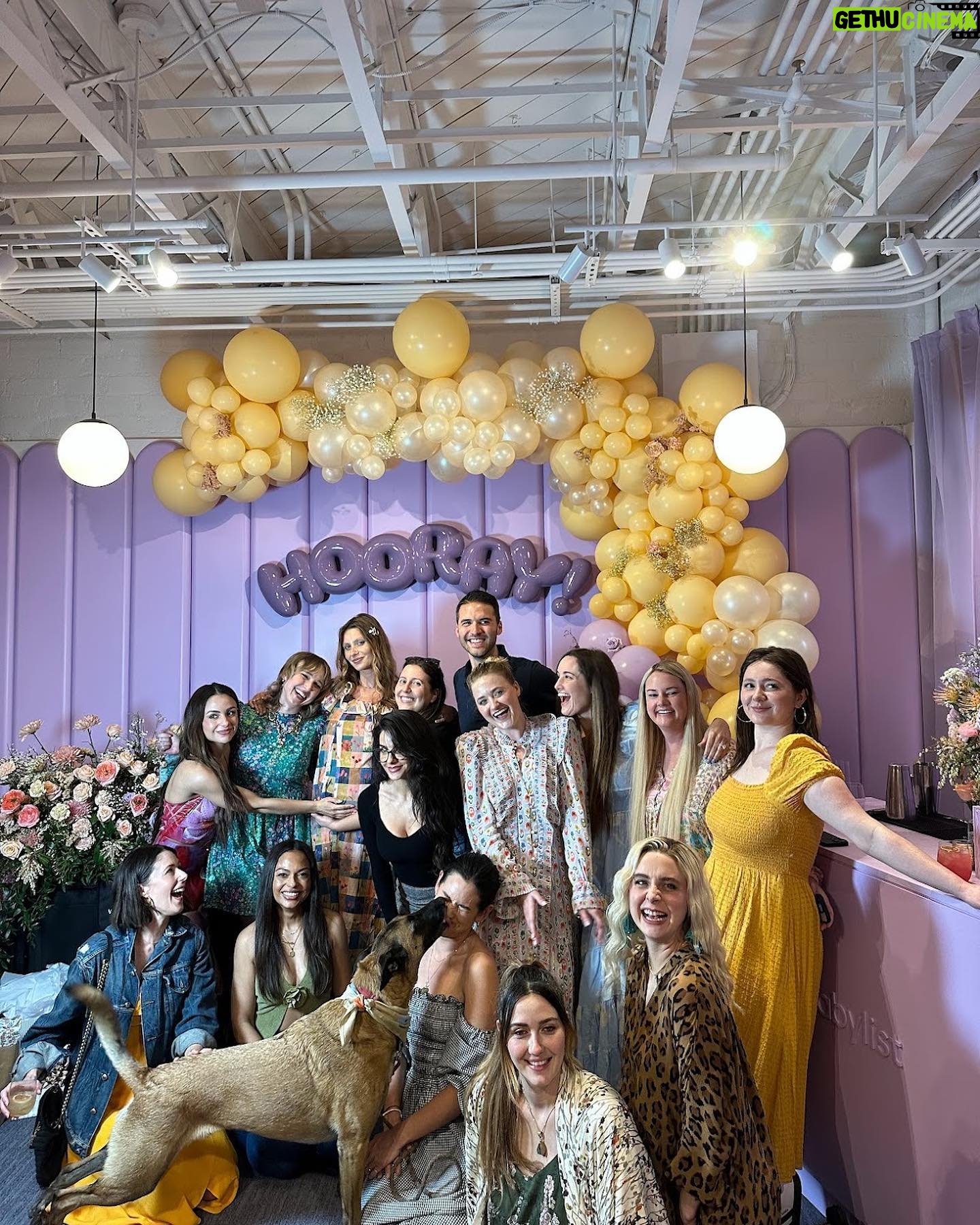 Aly Michalka - 39.5K Likes - Thank you @babylist & @get_nanit for throwing the baby and me this springtime themed sprinkle!
We felt so showered with love 💐Feeling very blessed to know these wonderful humans are by my side during this new chapter. I have the most loyal and supportive friends who make me laugh way too hard. What a way to kick off my bday week and Aries season ♈️ You all are truly the best 💜💜💜