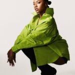 Alyah Chanelle Scott Instagram - for @rollacoaster 💚🍀🐢🍃🥦🍏♻️🟩 photographer: @heathergildroy stylist: @kevinmichaelericson hair: @md.warren makeup: @autumnmoultriebeauty