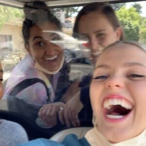 Alyah Chanelle Scott Instagram - 🖤 @reneemj @pauline.chalamet @amritkaur 🖤
