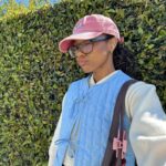 Alyah Chanelle Scott Instagram - me and the quilted vest that i made this weekend 🤧