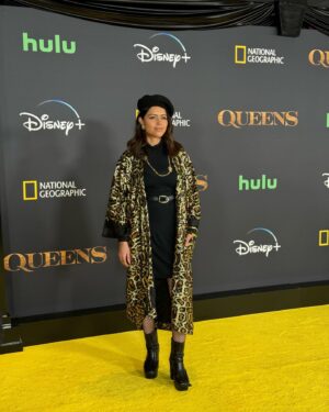 Alyssa Diaz Instagram - Thank you @natgeotv for the invite to the premiere screening of Queens. Showcasing some of the most fiercest queens of the animal kingdom. Narrated by the brilliant @im.angelabassett and filmed by an all female crew it was empowering and breathtaking to watch. It premieres March 4th! Got to hang out with my queens @mekiacox and @aryannepadilha and experience the beautiful Dolby Family Terrance overlooking the city.  Styled by @ritaghanimela  Makeup by @maycup_  Hair @jrd_hairgod  Jewelry @shopmaramcs  #natgeoqueens @hulu @disneyplus
