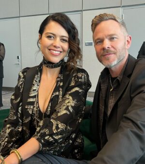 Alyssa Diaz Instagram - Magical time in New York at the upfronts with @therookieabc cast ❤️❤️❤️ excited for season 7!  Fun moments: @hulu asked what fictional world we would live in - I answered Avatar @shawnrashmore said Game of thrones. We both have a desire to fly through the sky on magical creatures! Ha.  @nathanfillion Wookie for a rookie!  Sitting next to my girl @missoneil during the presentation!  Styled head to toe in @bashparis (thank you!) a baddie for a baddie and yes you are all #magic  Creative vision @ritaghanimela jewelry @marascalisejewelry makeup @alexbyrnebeauty hair @brennadmakeup #bashparis #bashmuse
