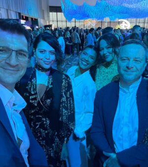 Alyssa Diaz Instagram - Magical time in New York at the upfronts with @therookieabc cast ❤️❤️❤️ excited for season 7!  Fun moments: @hulu asked what fictional world we would live in - I answered Avatar @shawnrashmore said Game of thrones. We both have a desire to fly through the sky on magical creatures! Ha.  @nathanfillion Wookie for a rookie!  Sitting next to my girl @missoneil during the presentation!  Styled head to toe in @bashparis (thank you!) a baddie for a baddie and yes you are all #magic  Creative vision @ritaghanimela jewelry @marascalisejewelry makeup @alexbyrnebeauty hair @brennadmakeup #bashparis #bashmuse