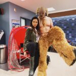 Alyssa Diaz Instagram - Can you make a guess who this charming Centaur might be? 😂#happyhalloween #bts