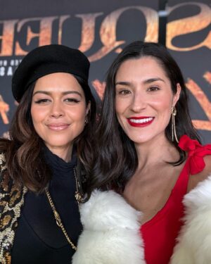 Alyssa Diaz Instagram - Thank you @natgeotv for the invite to the premiere screening of Queens. Showcasing some of the most fiercest queens of the animal kingdom. Narrated by the brilliant @im.angelabassett and filmed by an all female crew it was empowering and breathtaking to watch. It premieres March 4th! Got to hang out with my queens @mekiacox and @aryannepadilha and experience the beautiful Dolby Family Terrance overlooking the city.  Styled by @ritaghanimela  Makeup by @maycup_  Hair @jrd_hairgod  Jewelry @shopmaramcs  #natgeoqueens @hulu @disneyplus