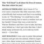 Alyssa Sutherland Instagram - Not too shabby for a coupla #bananabenders. Check out our @nytimes article at the link in my bio. 📷 @amandahakan #EvilDeadRise