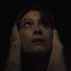 Alyssa Sutherland Instagram - Celebrating our 1 yr anniversary with some never-before-seen BTS! Thanks to all the horror fans out there for all the love ❤️🩸❤️