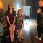 Alyssa Sutherland Instagram - Celebrating our 1 yr anniversary with some never-before-seen BTS! Thanks to all the horror fans out there for all the love ❤️🩸❤️