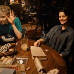 Alyssa Sutherland Instagram - Celebrating our 1 yr anniversary with some never-before-seen BTS! Thanks to all the horror fans out there for all the love ❤️🩸❤️