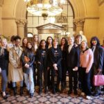 Alyssa Sutherland Instagram - Yesterday, we traveled to Albany to meet with lawmakers and hold a press conference with our bill sponsors, Senator @bradhoylman and Assembly Member @karinesreyes87, to build support for the #FashionWorkersAct (S.2477/A.5631). Models are advocating for essential labor protections and striving to bring the fashion industry in line with the standards of other industries. “Fashion workers deserve equal access to rights like other workers in traditional fields,” said Assembly Member @karinesreyes87. “I am proud to be the Assembly sponsor of the New York State Fashion Workers Act, because as the nature of work changes, our laws need to change too. Creative workers should have access to basic protections from harassment, wage theft, the misuse of their image, and other forms of dehumanization. I am hopeful that my colleagues in the Legislature will pass this critical piece of legislation and protect workers from these abuses.” Thank you to our bill sponsors and all the models who joined us yesterday to make our lobby day a success. With less than two months before the legislative session ends, we need your support. Please amplify and follow along for more highlights from our lobby day and opportunities to get involved! @modelallianceny