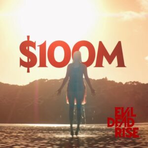 Alyssa Sutherland Instagram - #EvilDeadRise has grossed $100 million! From the bottom of our soulless hearts, thank you deadites! PINCH ME 🤯