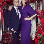 Alyssa Sutherland Instagram - Celebrating 100 years of Warner Bros with my dear pal and acting coach, Craig Archibald. 💜😈