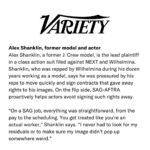 Alyssa Sutherland Instagram - I spoke with @tatianasiegelvariety about the lack of basic rights and protections in the modeling industry and how we’re working to create real change. As someone who has worked both as a model and a @sagaftra actor, I know only too well the differences that exist in labor protections between the two industries. @modelallianceny has created the #FashionWorkersAct, a NY State bill sponsored by @bradhoylman @karinesreyes87. Swipe through for highlights from @saraziff @therealalyssas @mameadjei @lirisc alex.shanklin @kennysale @barrettpall @kaibraden and please amplify our call to action. #NYFW