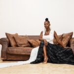Ama K. Abebrese Instagram - Regal 👑 @glomamauk ✨ Styled @marian_kwei Dress: @ju_nna_ Shoes: @danielauribeofficial Jewellery: @bysarachristie Hair: @joshhairandbeauty Mua: @jessica__asah @alphastandardmedia
