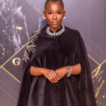Ama K. Abebrese Instagram - It was a pleasure to host the 5th annual @glomamauk Awards. ✨ Styled by @marian_kwei Cape: @zeynepkartalofficial Shoes: @10thfloorbrand Jewellery: @bysarachristie Hair: @joshhairandbeauty MUA: @jessica__asah 📸 @emmanuelmireku_photography #glomamaawards #glomamaawards2023
