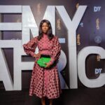 Ama K. Abebrese Instagram - What an amazing night I got to spend at @emyafrica Lagos soirée with my sis @mckinneyhammond. Congratulations to @kojo_soboh and his amazing team. It was lovely to connect with the legendary @mofedamijo ✨ Photo credit: @twinsdntbeg @swagofafricanews
