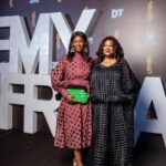 Ama K. Abebrese Instagram - What an amazing night I got to spend at @emyafrica Lagos soirée with my sis @mckinneyhammond. Congratulations to @kojo_soboh and his amazing team. It was lovely to connect with the legendary @mofedamijo ✨ Photo credit: @twinsdntbeg @swagofafricanews