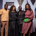 Ama K. Abebrese Instagram - What an amazing night I got to spend at @emyafrica Lagos soirée with my sis @mckinneyhammond. Congratulations to @kojo_soboh and his amazing team. It was lovely to connect with the legendary @mofedamijo ✨ Photo credit: @twinsdntbeg @swagofafricanews