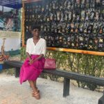 Ama K. Abebrese Instagram - At the launch of @mckingtorchafrica bus shelter project. Accra’s first public bus shelter made from recycled and upcycled plastic waste collected from the streets and beaches of Accra and powered by solar. Located at Dzorwulu Junction traffic lights. Sponsored by @geodrill.gh ✨ #streetsofaccra #sustainability #theshelterprojectaccra