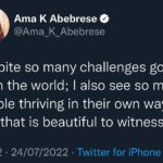 Ama K. Abebrese Instagram – Word ✨