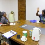 Ama K. Abebrese Instagram - Yesterday, our Chief of Mission Fatou Diallo Ndiaye met @kinaatagh and @ama_k_abebrese. They discussed their vision for their role as #IOMGoodwillAmbassador in promoting a more balanced narrative on migration. @unmigration is grateful for the dedication and commitment of our Ambassadors! @uninghana