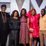 Ama K. Abebrese Instagram - What an amazing night I got to spend at @emyafrica Lagos soirée with my sis @mckinneyhammond. Congratulations to @kojo_soboh and his amazing team. It was lovely to connect with the legendary @mofedamijo ✨ Photo credit: @twinsdntbeg @swagofafricanews