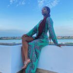 Ama K. Abebrese Instagram – Living my blessed life 💛 
Birthday living!!